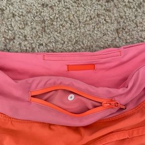 SOLD Lululemon Speed Short 2.5 Orange Size 6
